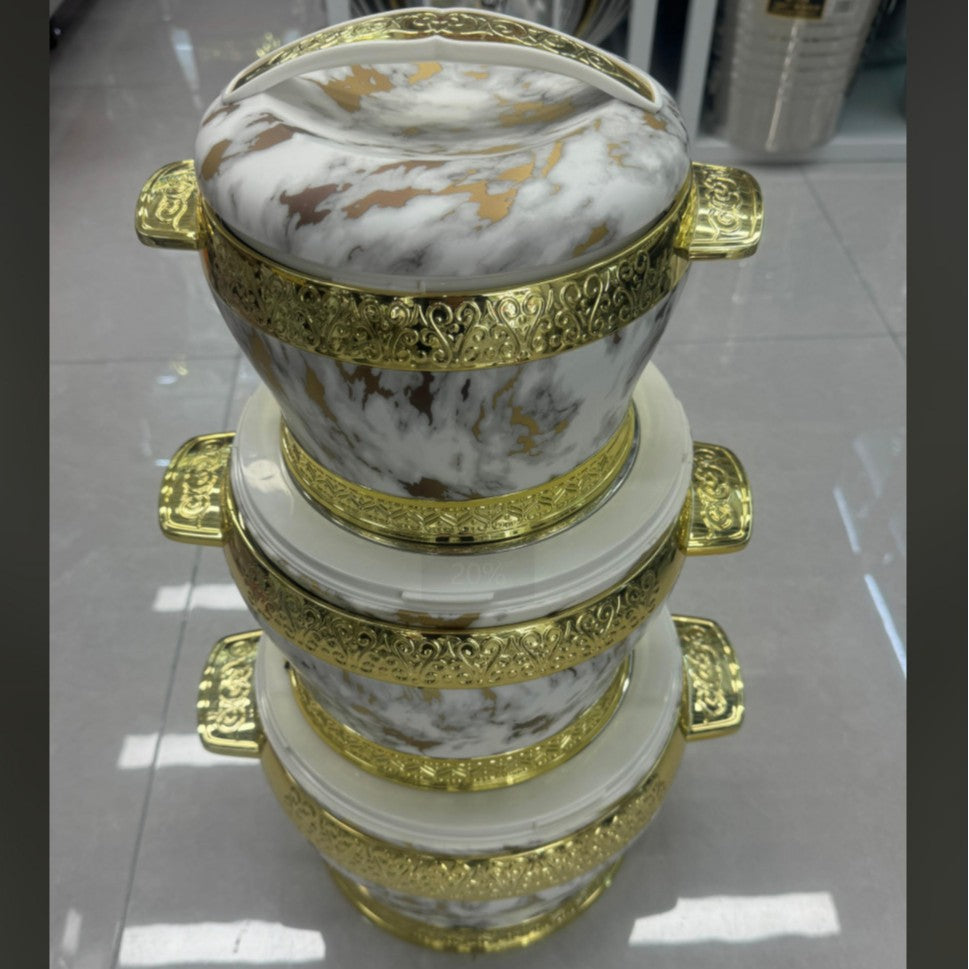 hot-selling manufacturer direct sales dining tableware fresh-keeping lunch box thermal insulation bucket thermal insulation pot abs stainless steel three-piece set