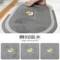 Distribute diatom mud absorbent mat bathroom floor mat toilet bathroom door step foot bath non-slipfor home