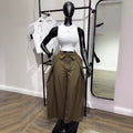 European and american cross-border women's fashion  summer new arrival: high-waisted, design-driven, striped, loose-fit wide-leg trousers - casual pants