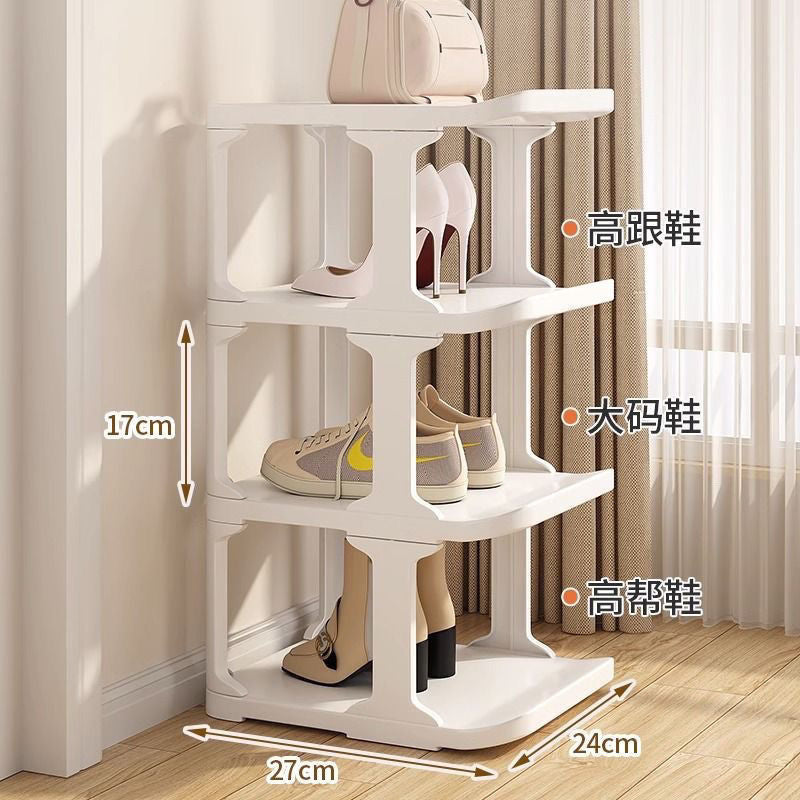 Shoe rack simple door dormitory rental house living room multi-layer for home economical shoe rack vertical storage handy gadget
