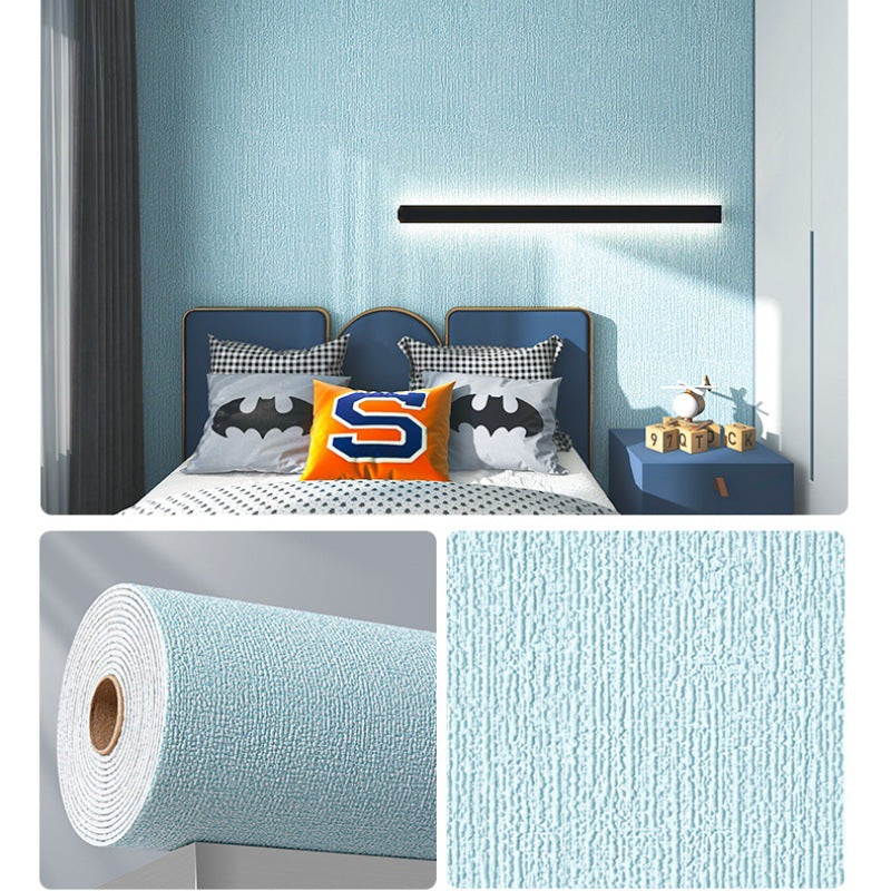 Special wallpaper for gray wall self-adhesive waterproof and moisture-proof 3D three-dimensional wall sticker wall cover ugly decorative household sticker wallpaper