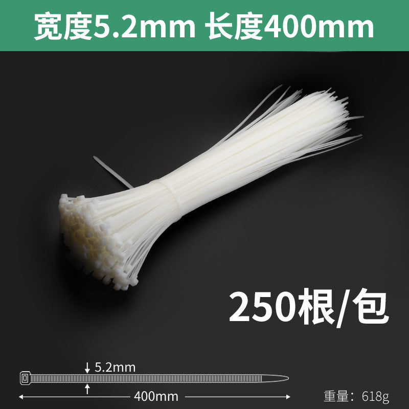 Nylon cable ties, plastic buckle, strong anti-theft buckle, wire tie, self-tightening, self-locking black strap