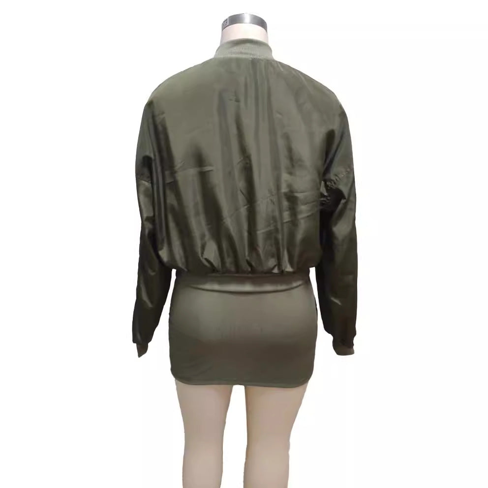 Exclusive custom link for european and american women's apparel: sexy lace-up women's skirt set