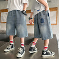 Boys' shorts summer collection : new lightweight denim shorts for boys, perfect for summer. available in mid-to-large sizes. casual mid-length shorts for boys