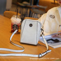 Cowhide small bag crossbody bag for women 2025new arrivalpopulareasiest for match mobile phone bag for women niche styleclassy shoulder bag trendy