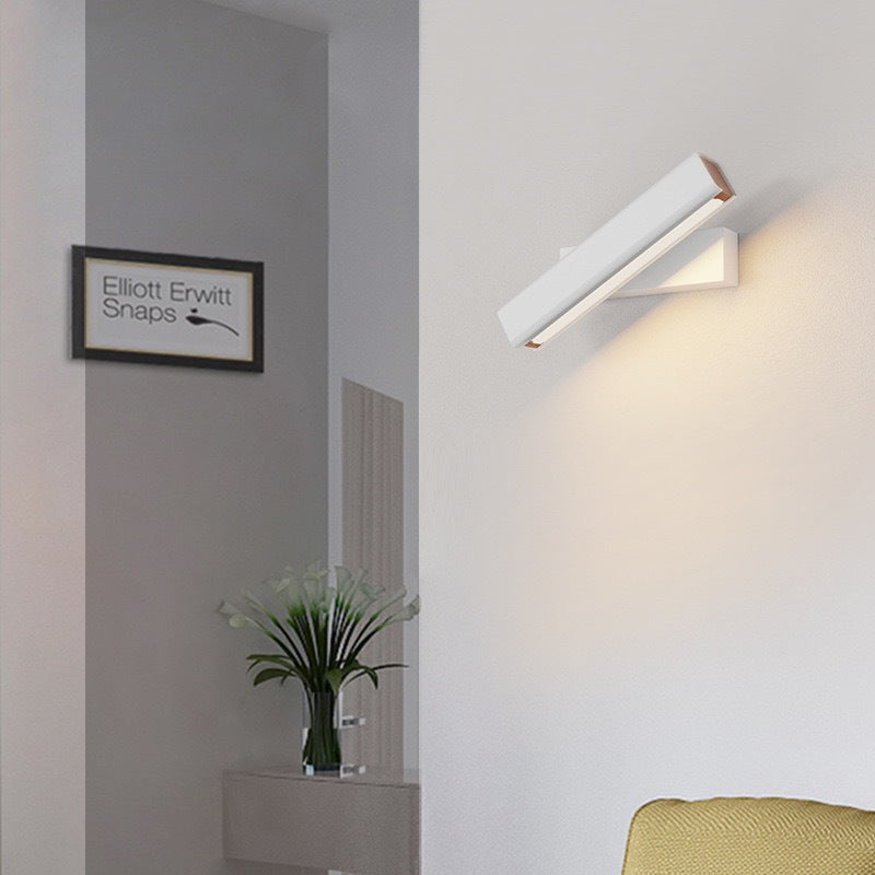 Full spectrum bedroom bedside wall lamp minimalist creative staircase living room study wall aisle light rotatable wall sconce