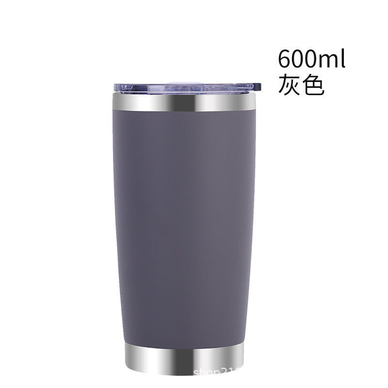 304 stainless steel car cup spray vacuum car ice cup portable double drink cold beer cup wholesale