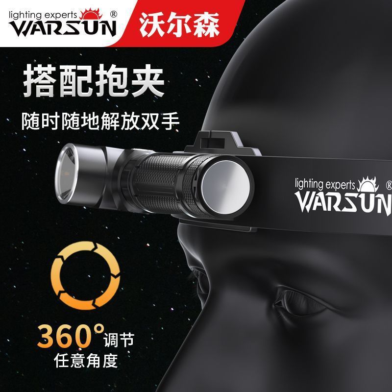 Walson Manufacturer R3 Work Light Outdoor Magnet Auto Repair Super Bright Strong Light Car Repair Rechargeable Lighting Flashlight