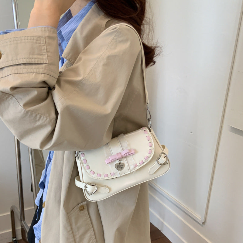 Cross-border niche design bag women's 2025 new summer versatile messenger bag Korean version popular shoulder armpit bag