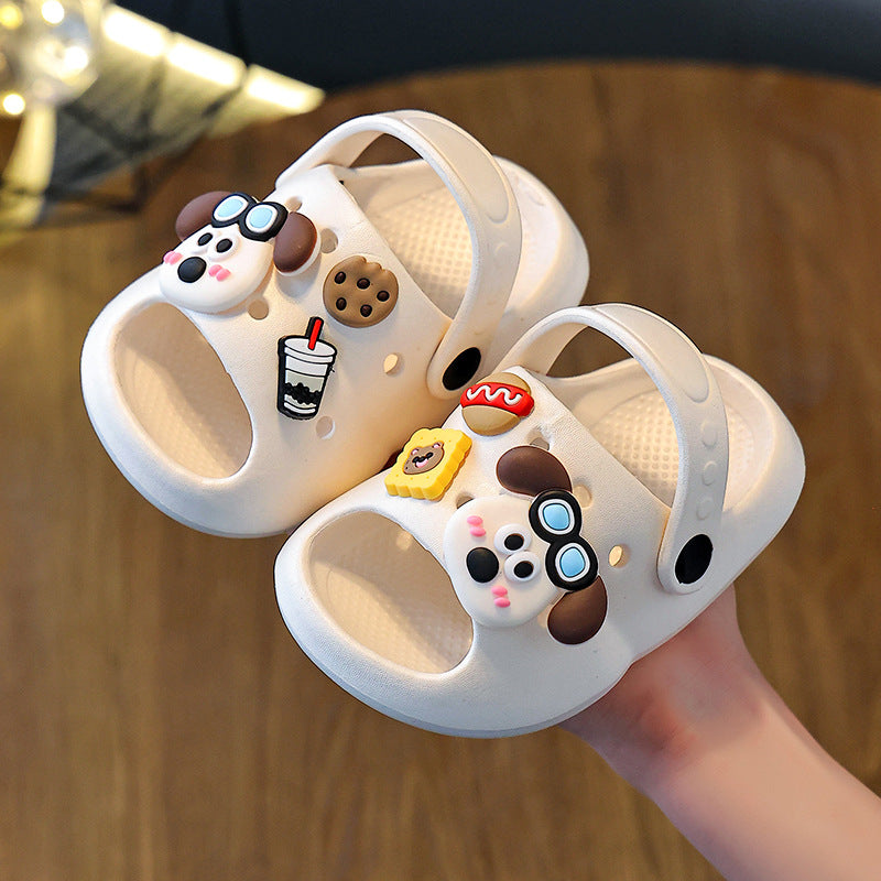 Eva slippers - women's summer cartoon cute non-slip indoor bath thick sole slippers - baby sandals