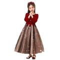 Ready-to-ship, hot-selling girls' formal dresses in festive red. new for , these long, elegant dresses are perfect for the new year and the fall/winter season. stylish and fashionable skirts
