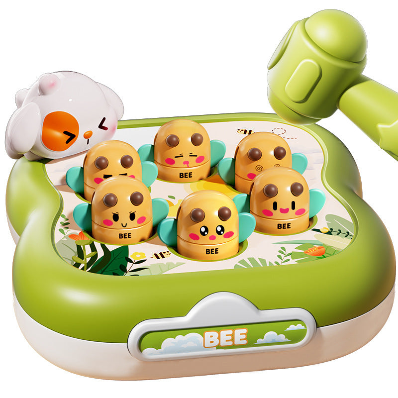 Douyin's same style bee whack-a-mole kids toy for boys and girls, babies, infants, early education, intelligence, brain-stimulating beating