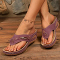 plus size2026 spring and summer new arrivalexport flip-flops casual beach fashion wedge flip-flops women's sandals