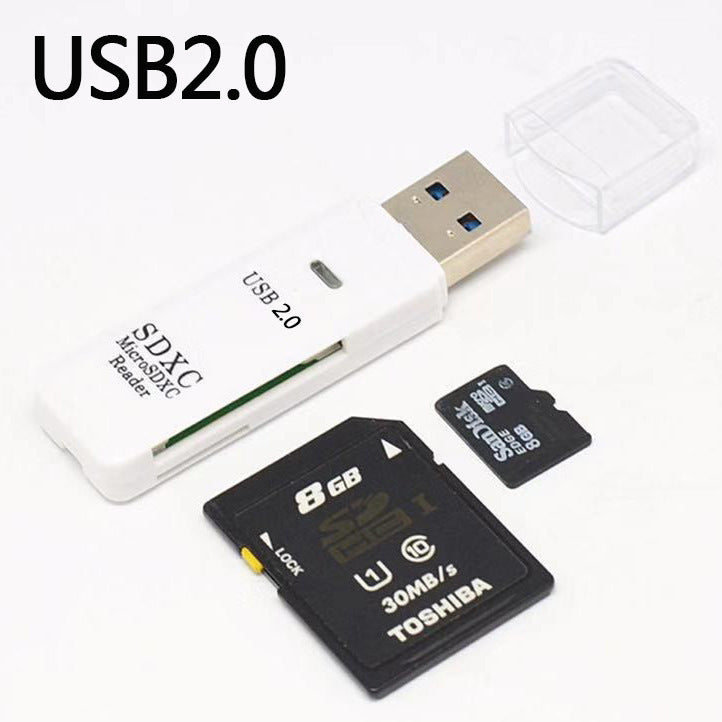 High-speed USB3.0 card reader SD card mobile phone computer camera car TF card Android multi-function OTG adapter