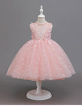 Wholesale manufacturer of girls' formal dresses & performance costumes - mid-length sequin-embellished birthday flower girl dresses - ready to ship