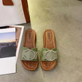 Women's slippers summer 2024 new water brick thick sole soft sole indoor outdoor fashion casual beach flip flops
