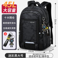 Middle school student schoolbag 2026new arrival boys junior high school student high school student super large capacity backpack male burden reduction spine protection men's style