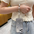 Imd feather yarn is suitable for apple 16promax pleated heart mobile phone case iphone11/14 laser silver protective cover