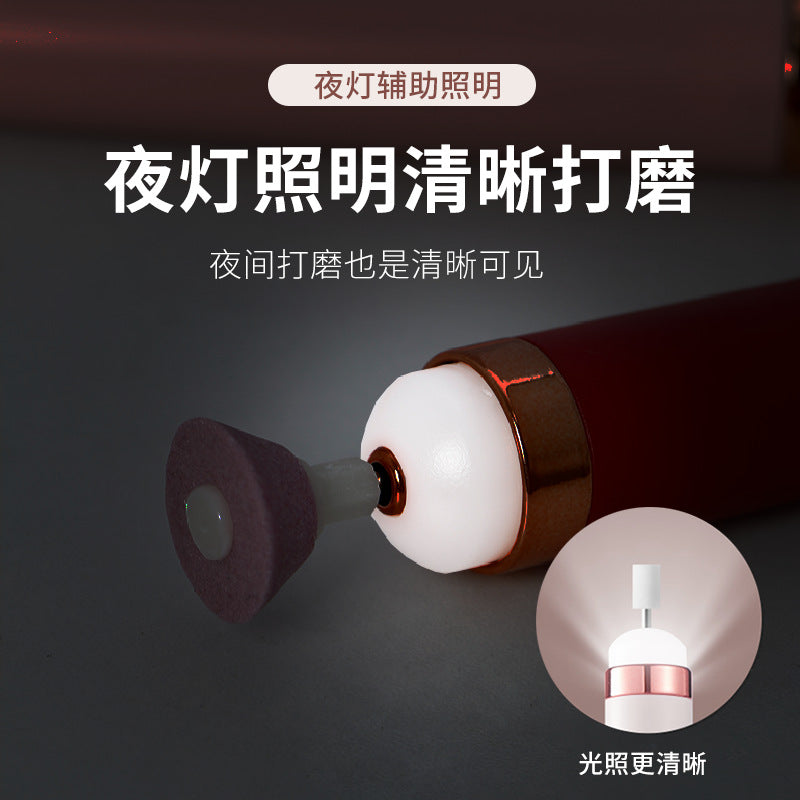 Mini electric nail drill polisher - small tool, nail polish remover, manicure machine, portable electric nail clipper, nail grinder