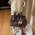 New arrivalfashionsatchel kelly women's bag niche styleclassy large capacity bag popular niche style shoulder crossbody bag