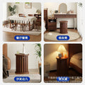 Solid wood stool for home stackable bench combination high round stool stacking stool restaurant stacking guest spare stool