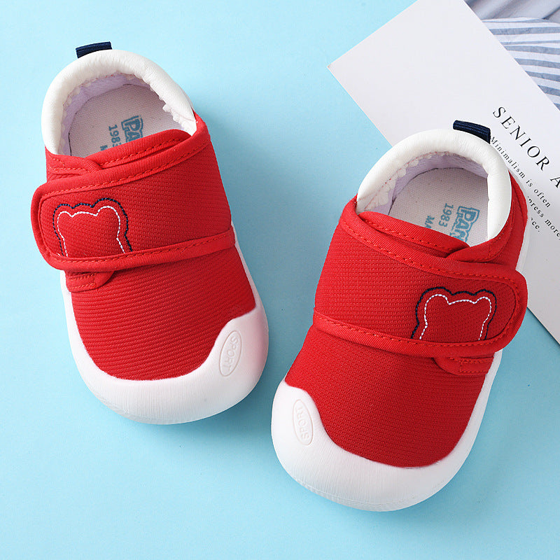autumn collection: new fall toddler shoes for baby girls (0-1-3 years) - fabric spring/autumn first walker shoes for baby boys