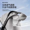 High-view two-way stroller, 0-3 years, convertible pushchair, lightweight & foldable, baby walking assistant