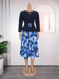 African  women's plus size cross-border fashion print dress - new  collection for us & european