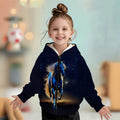 Kids' hoodie jacket, cross-border hot seller: cute cartoon print fashion zip-up hoodie for girls, dropshipping available