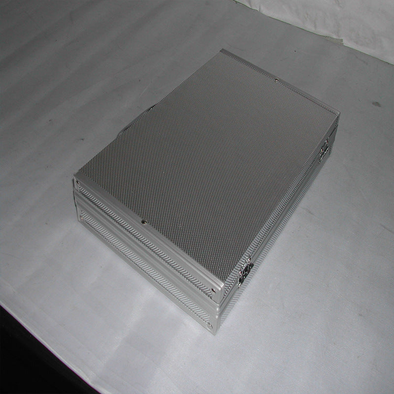 Shockproof aluminum alloy instrument box, portable toolbox, instrument display box, multi-functional storage box, equipment box