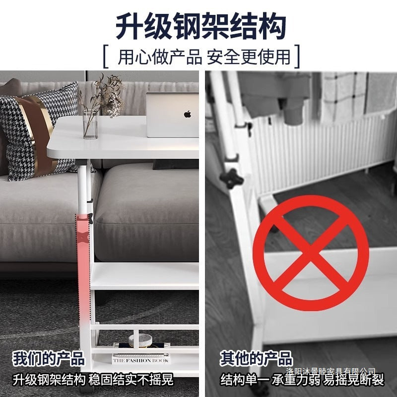 Bedside table movablelift computer table for home bedroom desk simple student dormitory bed small study table