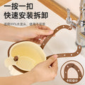 Hanging sink drain basket kitchen table leftovers filter fruit cleaning drain hanging basket storage basket