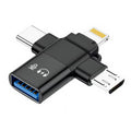 Otg adapter is suitable for apple type-c android three-in-one multi-function converter usb3.0 mobile phone card reader
