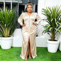 Aliexpress  elegance long skirt fashionwinternew arrival cross-border african women's clothing plus sizedress