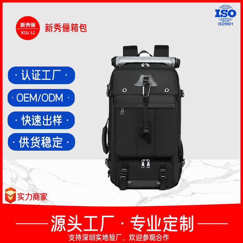 Cross-border backpack Sports outdoor backpack Portable travel Lightweight mountaineering bag Folding bag Hiking cycling Waterproof