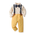 Export children's clothing infant onesie kids first birthday dress long sleeve cotton romper boy spring set