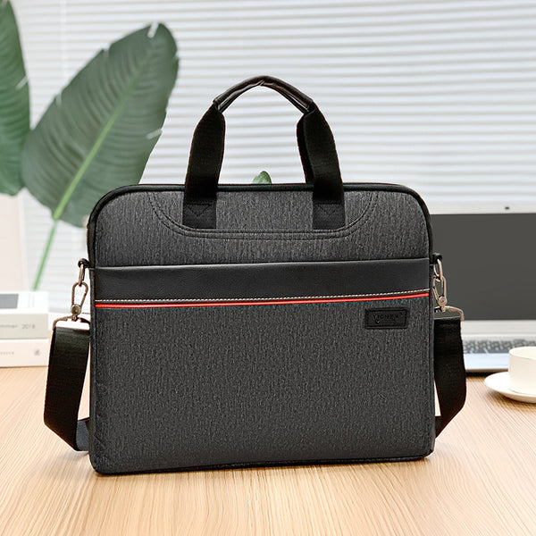 Yiyunchen Men's Briefcase Business Document Bag Women's Commuter Handbag Briefcase Meeting Bag Customized Logo