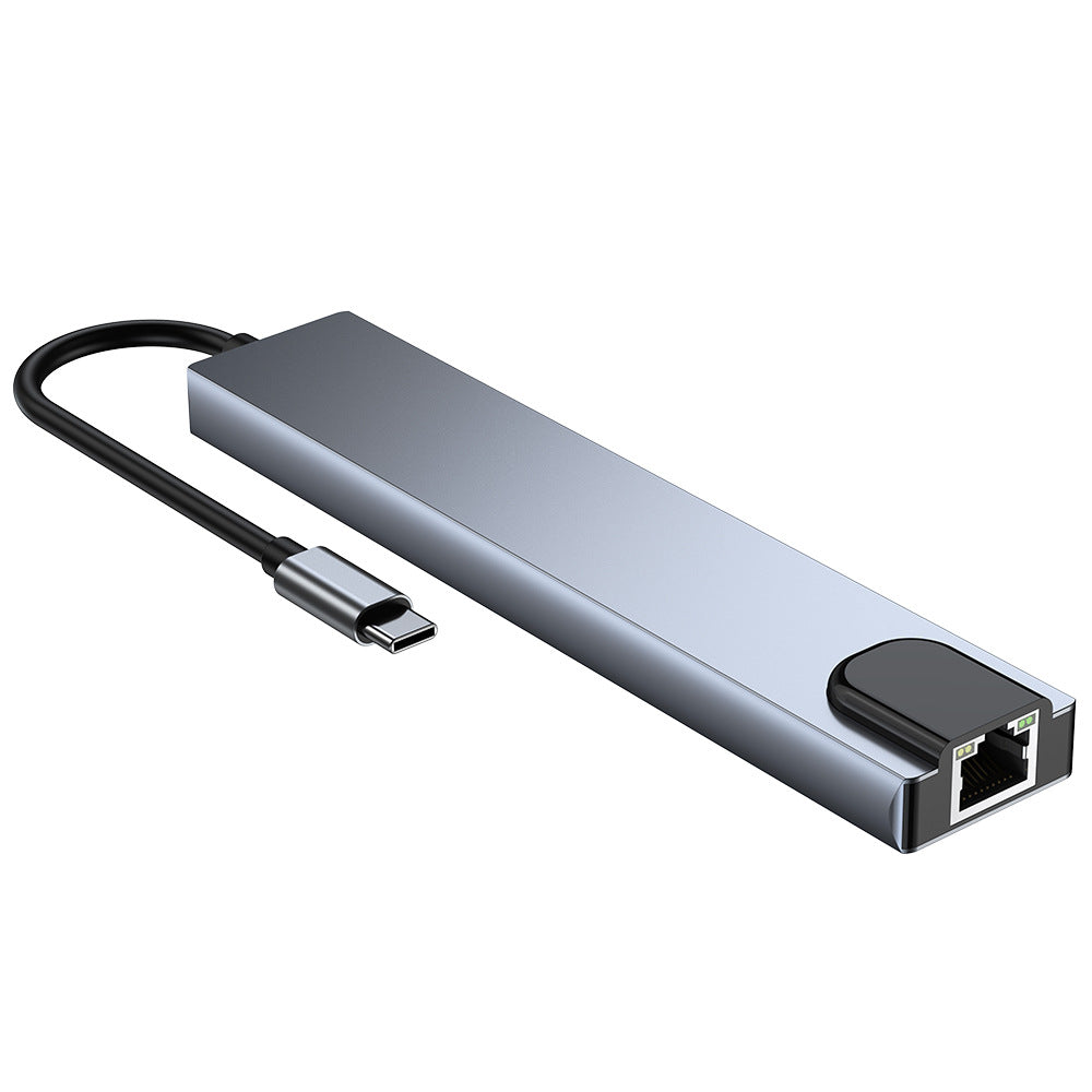 customized 8-in-1 docking station, compatible with apple macbooks and huawei laptops, usb converter