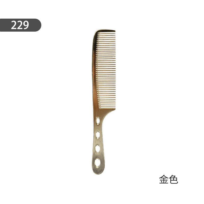 Hair stylist's special hair cutting comb, non-slip handle, anti-static hair cutting comb, steel needle, pointed tail partition, highlighting hair comb