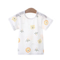 Baby t-shirt short sleeve boys summer thin style children's half sleeve top 0-3 years old summer clothes boys toddler new summer collection