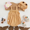 Infant summer sleeveless cute sling super cute triangle rompers fashionable cartoon outwear for male and female babies