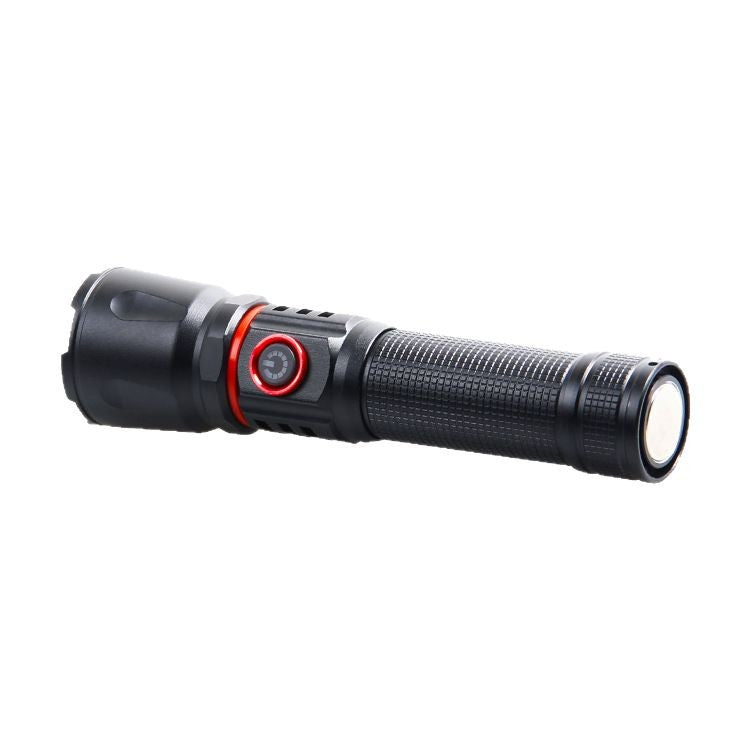 Cross-border new strong light Type-c port charging magnetic suction display camping light output telescopic variable XHP50 flashlight
