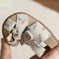Girls' birkenstock sandals - new summer collection: kids' shoes with bow detail, floral print, open-toe beach sandals for toddlers and young children