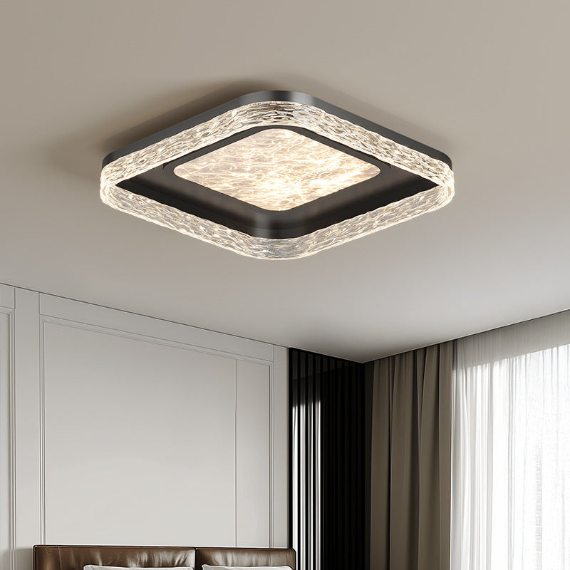 Living room light Italian minimalist light luxury Nordic high-end living room main light ultra-thin ceiling light whole house lighting package