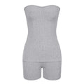 Amazon fashion cross-border knitting pit cross-border independent station  autumn pure color fashion casual suit