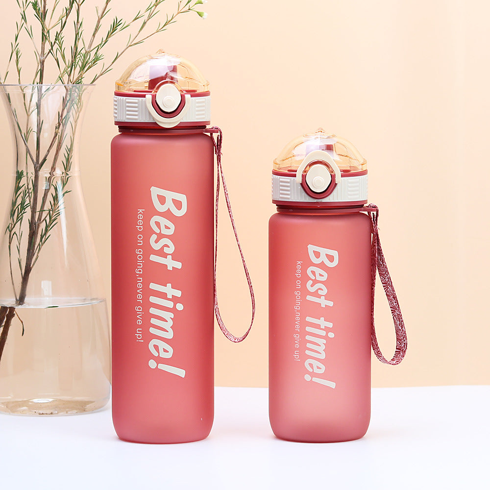 Factory custom student water bottle - large capacity plastic cup, fitness sports water bottle, portable water bottle, minimalist tumbler