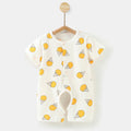 Baby short-sleeve romper, 100% cotton, newborn infant sleep sack, crawling suit, 0-1 year old, summer lightweight clothing
