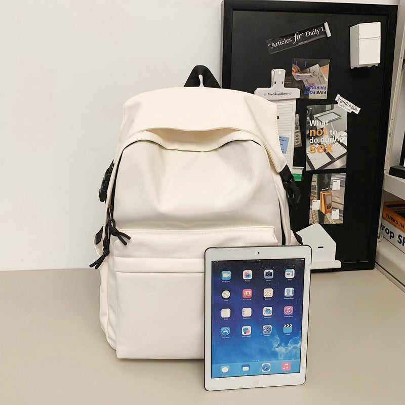 New casual backpack couple simple backpack large capacity outdoor travel backpack lightweight college bag