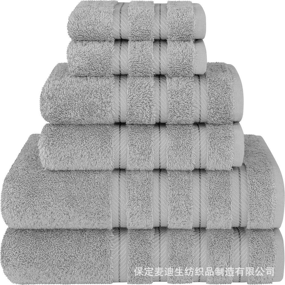 6pcs purple towel set 1 bath towels 1 hand towels 1 towel suit