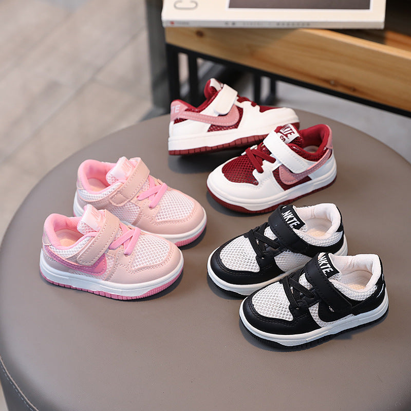 Kids' sneakers & athletic shoes - boys & girls, baby & toddler shoes, spring/summer hollow-out mesh sandals, skate shoes, panda shoes